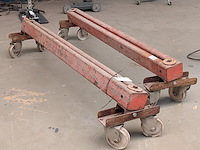 2x verrijdbare metalen bok - afbeelding 1 van  8