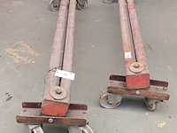 2x verrijdbare metalen bok - afbeelding 2 van  8