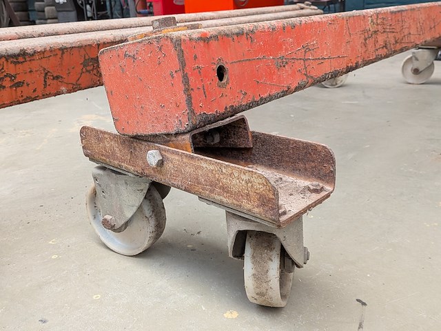 2x verrijdbare metalen bok - afbeelding 4 van  8