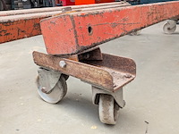 2x verrijdbare metalen bok - afbeelding 4 van  8