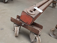 2x verrijdbare metalen bok - afbeelding 5 van  8