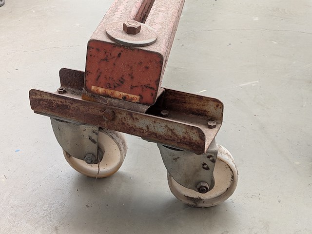 2x verrijdbare metalen bok - afbeelding 7 van  8