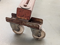 2x verrijdbare metalen bok - afbeelding 7 van  8