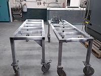 2x verrijdbare metalen frame - afbeelding 3 van  3