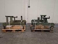 2x verrijdbare motorbok