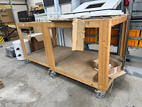 2x verrijdbare plateauwagen - afbeelding 3 van  4