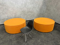 2x verrijdbare poef ø120 - afbeelding 2 van  10