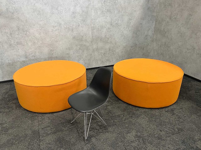 2x verrijdbare poef ø120 - afbeelding 2 van  10