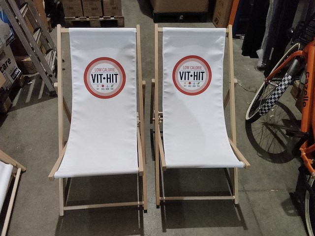 2x verstelbare tuin/ligstoelen - afbeelding 2 van  4
