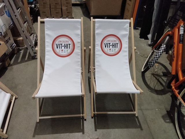 2x verstelbare tuin/ligstoelen - afbeelding 2 van  4