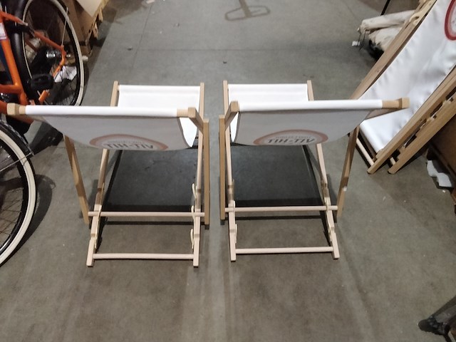2x verstelbare tuin/ligstoelen - afbeelding 3 van  4