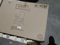 2x verstelbare tuinstoelen garden impressions, antraciet - afbeelding 3 van  3