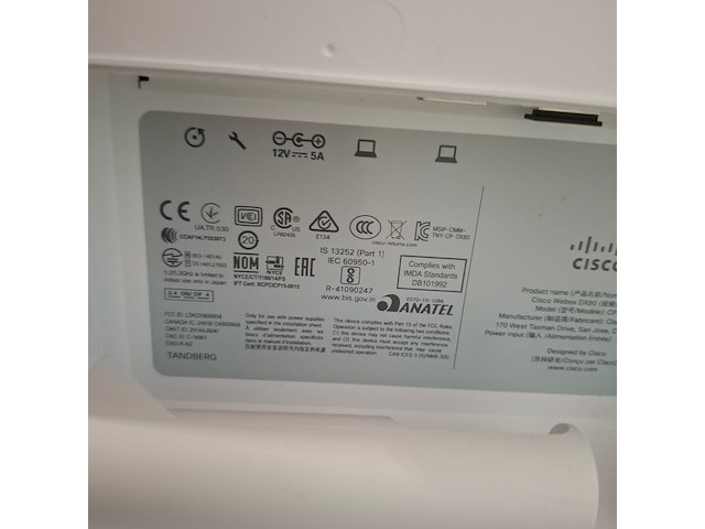 2x video vergaderscherm, cisco, cp-dx80-k9 v13 - afbeelding 10 van  13