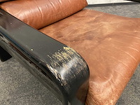 2x vintage lederen fauteuil 1960s - afbeelding 17 van  17