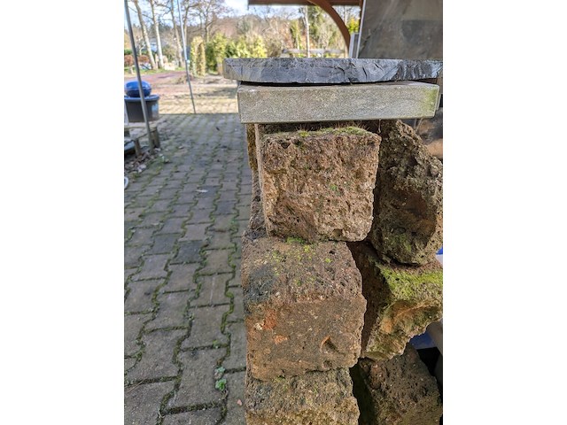 2x visvijver met stenenombouw en 1x pomp - afbeelding 8 van  18