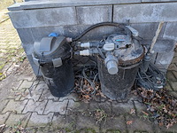 2x visvijver met stenenombouw en 1x pomp - afbeelding 16 van  18