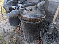 2x visvijver met stenenombouw en 1x pomp - afbeelding 17 van  18