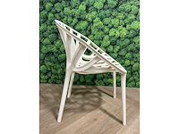 2x vitra vegetal - witte design kuipstoel - afbeelding 4 van  6
