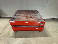 2x vloeistof opvangbak, rood - afbeelding 1 van  4