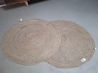 2x vloerkleed | rond - afbeelding 2 van  3