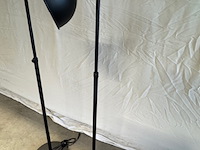 2x vloerlamp ikea, skurup, zwart - afbeelding 4 van  4