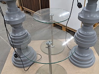 2x vloerlamp met 2x bijzettafel - afbeelding 3 van  15