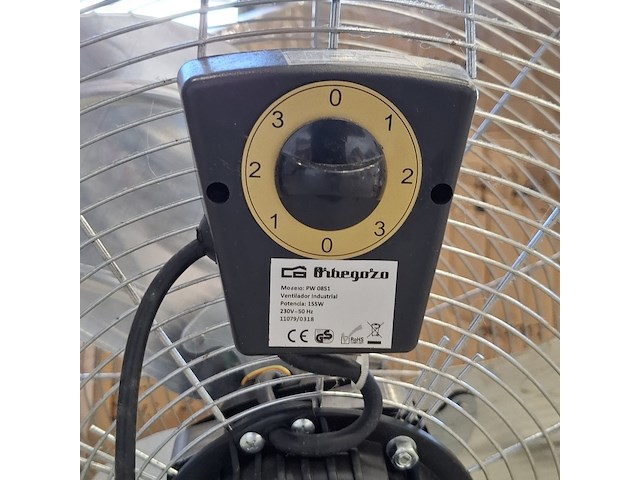 2x vloerventilator, orbegozo - afbeelding 4 van  6