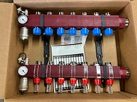 2x vloerverwarmingsverdeler 1x 7 groepen, 1x 8 groepen purmo radson - afbeelding 2 van  7