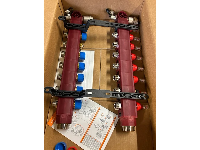 2x vloerverwarmingsverdeler 1x 7 groepen, 1x 8 groepen purmo radson - afbeelding 5 van  7