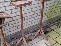 2x vogelhuis en 2x voederplank op standaard - afbeelding 5 van  7
