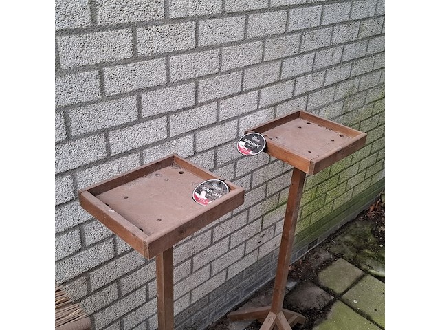 2x vogelhuis en 2x voederplank op standaard - afbeelding 6 van  7
