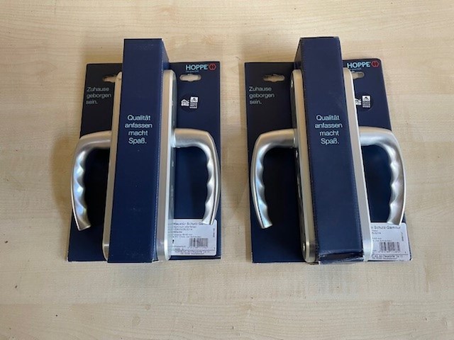 2x voor/achterdeur veiligheidsbeslag hoppe - afbeelding 1 van  5