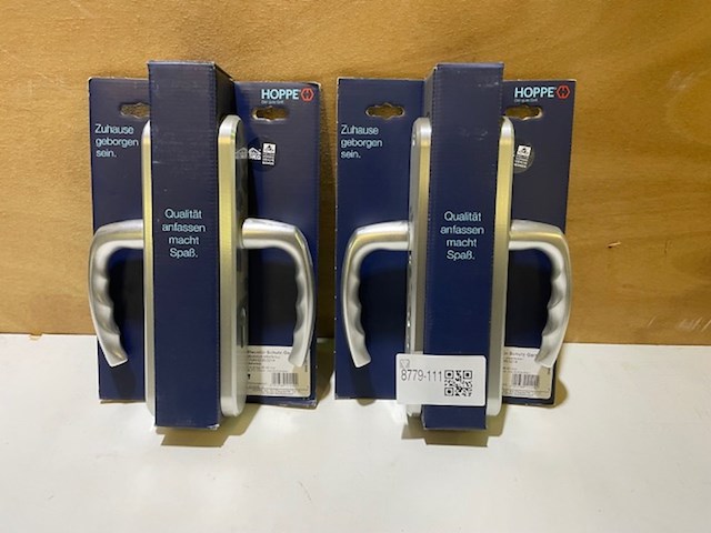 2x voor/achterdeur veiligheidsbeslag hoppe - afbeelding 1 van  5