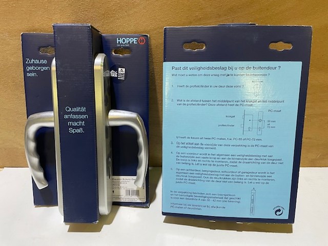 2x voor/achterdeur veiligheidsbeslag hoppe - afbeelding 2 van  5