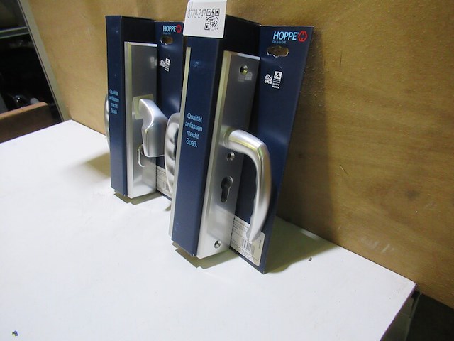 2x voor/achterdeur veiligheidsbeslag hoppe - afbeelding 3 van  4