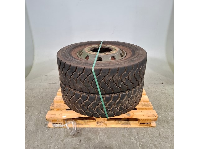2x vrachtwagenband op velg, continental, conti crosstrack hd3 - afbeelding 1 van  6