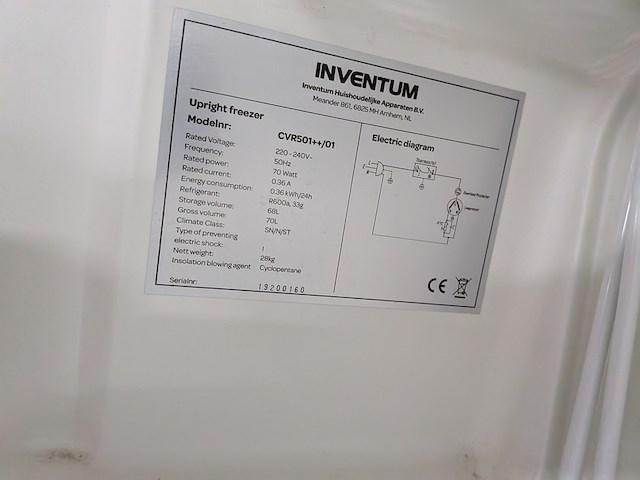 2x vriezer inventum, cvr501++/01, cvr500/03 - afbeelding 7 van  10
