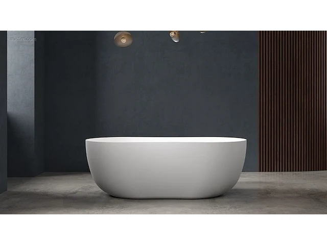 2x vrijstaand bad - mat wit - 170x80x58cm -... - afbeelding 1 van  4