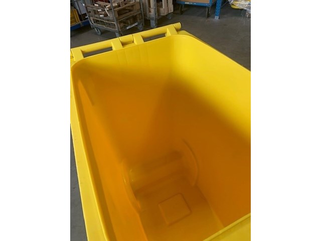 2x vuilnisbakken op wielen (kliko) schaefershop, 300 l, geel, bouwjaar 2015 - afbeelding 2 van  2