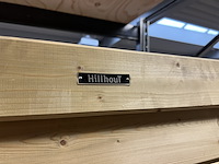 2x vuren groen geïmpregneerde wand elementen hillhout - afbeelding 2 van  4