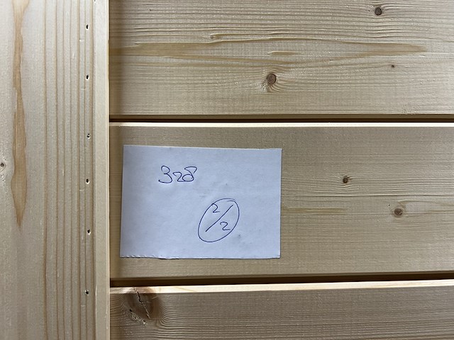 2x vuren wand elementen hillhout - afbeelding 3 van  3