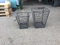 2x vuurkorven ed, zwart - afbeelding 1 van  3