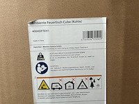 2x vuurtafel incl. rooster 81,2x70x81,2 cm - afbeelding 3 van  3