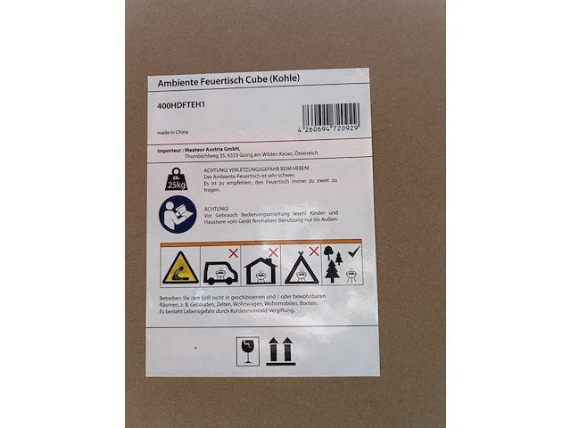 2x vuurtafel incl. rooster 81,2x70x81,2 cm - afbeelding 4 van  4