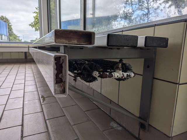 2x wand hoekbank met 1x rechte bank - afbeelding 4 van  9