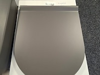2x wandcloset met zitting en deksel xenz, gio, antraciet mat - afbeelding 6 van  6