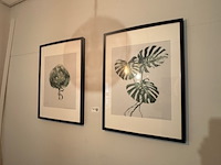 2x wanddecoratie, ingelijst - afbeelding 1 van  4