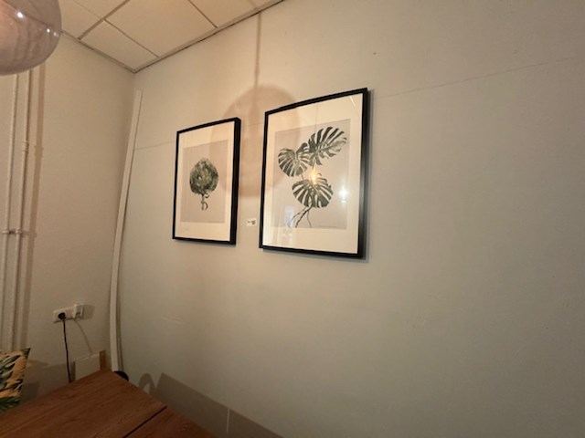 2x wanddecoratie, ingelijst - afbeelding 2 van  4