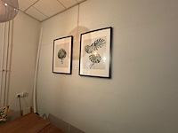 2x wanddecoratie, ingelijst - afbeelding 2 van  4