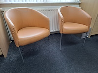 2x wandkast met 2x ontvangststoel - afbeelding 2 van  8